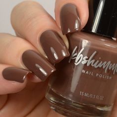 KBShimmer - Nail Polish - What The Fudge-Beyond Polish Nail Paint Shades, Brown Nail Polish, Brown Nail, Palate Cleanser, Hollow Tree, Vintage Nails, Shine Nails, Fall Acrylic Nails, Jelly Nails