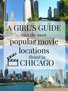 Download and save this checklist of popular movie locations that were filmed in Chicago Movie Place, Chicago Movie, Amazing Movies, Famous Movie Scenes, Chicago Tours