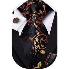 New Product -Including 1 Tie + 1 Pocket Square + 1 Pair Cufflinks -Necktie Length: 59.06 Inches(150cm) -Necktie Width: 3.35 Inches(8.5cm) -Pocket Square: 9.5inches*9.5inches(24cm*24cm). Black Formal Ties For Father's Day, Black Tie Cufflinks For Father's Day, Black Cufflinks For Black Tie And Father's Day, Black Cufflinks For Black Tie, Father's Day, Gold Cufflinks For Black Tie Events, Adjustable Black Tie For Office, Adjustable Black Ties As Gifts, Black Suit And Tie Accessories For Father's Day Gift, Black Suit And Tie Accessories For Father's Day