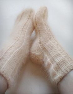 Fuzzy Soft Angora Knit Socks Soft Beige Winter Socks, Warm Cream Socks For Winter, Snug Soft Beige Socks, Soft Snug Beige Socks, Snug Beige Soft Socks, Cozy Soft Beige Socks, Thick Warm White Socks, Comfortable Knitted Cream Socks, Thick Knitted White Socks