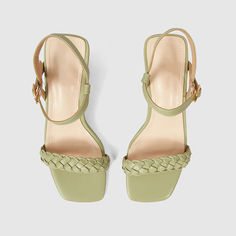 This stylish block heel with slender adjustable ankle strap adds a touch of chic to any outfit. Color: Green Material: PU Sole material: rubber sole Heel height: 4.5cm Casual Block Heel Strap Heels, Casual Block Heel Heels With Adjustable Strap, Casual Block Heels With Adjustable Strap, Ankle Strap High Heels, Green Material, Green Rose, Sandals For Women, Ankle Strap Heels, Summer Ready