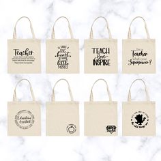 TEACHER TOTE BAG | Teacher Gift | End Of Year Gift | Tote Bag | Custom | Personalised |