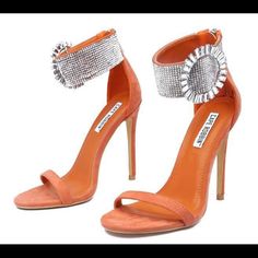 Woman’s Coral Burst Heels Coral /Orange Sexy Heels With Silver Burst Zip Back Stop The Show In These Beauties Brand Coral Orange, Shoe Lover, Beauty Brand, Color Orange, Shoes Women Heels, Shoes Heels, Coral, Women Shoes, Orange