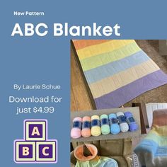 Laurie Schue Loom Knit ePattern: ABS Blanket Pattern Alphabet Blanket, Loom Knitting For Beginners, Sock Loom, Beautiful Alphabet, Afghan Loom, Tutorial Class, Knifty Knitter, Loom Knit, Loom Weaving