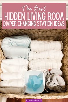 the best hidden living room diaper changing station ideas for moms and dads