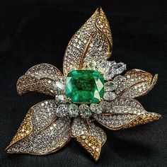 Find many great new & used options and get the best deals for 925 Sterling Silver Brooch Cubic Zirconia 14k Jewelry Green Cushion Flower at the best online prices at eBay! Free shipping for many products! Emerald Brooch, Diamond Hair, Bollywood Jewelry, Sterling Silver Brooch, Diamond Brooch, Jewelry Armoire, Silver Brooch, Van Cleef, Hair Pin