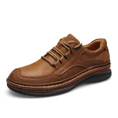 Hnzxzm Men Genuine Leather Shoes Business Formal Shoes 100% Cowhide Breathable Sneaker Mountain Hiking Shoes Casual High-top Leather Shoes For Winter, Casual Lace-up Martin Boots For Outdoor Activities, Casual High-top Martin Boots With Leather Sole, Casual Flat Heel Leather Winter Shoes, Casual Leather Shoes With Flat Heel For Winter, Casual Flat Heel Leather Shoes For Winter, Casual Martin Boots With Leather Footbed And Round Toe, Casual Martin Boots With Leather Footbed, Casual High-top Leather Shoes For Fall