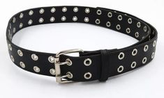 For men and women who are in touch with the fashion trends, this punk streetwear wide belt will be an instant attraction. The synthetic leather and canvas made harajuku adjustable belt with double holes is made to last using durable material. It's an adult sized that will add a charming vibe to your casual dressing.SpecificationsItem Type: BeltsGender: UnisexDepartment Name: AdultBelts Material: CanvasStyle: CasualPattern Type: SolidBuckle Width: 0Buckle Length: 0Belt Width: 3.6Model Number: beB Cool Belts, Belts Aesthetic, Aespa Concert, Punk Streetwear, Accessory Inspo, Birthday Money, Casual Dressing, Wally Darling, Art Socks