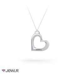 This beautiful tilted heart pendant can be personalized with your choice of metal and engraving. An elegant 18" chain is included with this pendant. Bright Pictures, Mens Engagement, Photo Pendant, Silver Prices, Gold Price, For Sale Sign, Personalized Jewelry, Heart Pendant, Ring Sets