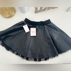 New With Tags Faux Leather Skirt, Kids Bottoms, 9 And 10, Leather Skirt, Forever 21, Faux Leather, Skirt, Tags, Leather