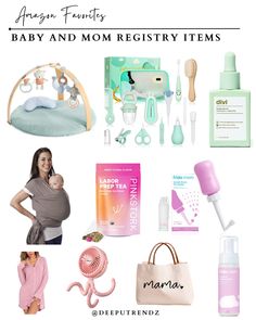 the baby and mom registry items are shown in this post - it - yourself image