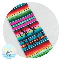 Vertical Text, Serape Blanket, Graduation Sash, Graduation Stole, Classic Chic, Sweet Notes, Pink And Green, Handmade Gift, Unique Jewelry