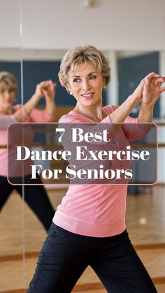 an adult woman dancing Senior Dance Exercise, Exercise For Seniors, Dance Exercises, Exercises For Seniors, Dance Workouts, Improve Mobility, Heart Pumping, Dance Cardio