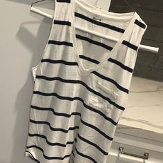 Nwot, Xxs Striped Tank - Versatile And Cute! Striped Tank, Madewell, Womens Sizes, Womens Tops, V Neck, Tank Tops, Women Shopping, Color