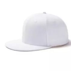 Brand New, Very Nice All White Snapback Flat Brim Hat. White Snapback Hat With Flat Brim, White Snapback Hat With Flat Brim For Everyday, White Flat Brim Snapback Hat For Everyday, White Flat Bill Everyday Hats, Casual Solid Snapback Hat With Flat Brim, Everyday Adjustable White Snapback Hat, White Flat Bill Baseball Cap For Everyday, Solid Flat Brim Snapback Hat One Size, White Adjustable Flat Cap Snapback Hat