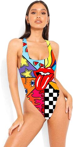 Experience unmatched comfort and style with our One Piece Red Colorful Printed Bathing Suit. Made with high-quality materials, this suit offers a perfect fit and vibrant colors that will make you stand out. Perfect for a day at the beach or lounging by the pool, its unique design will keep you feeling confident and chic. 100% Polyester Imported Elastic closure A Day At The Beach, Winter Knit Hats, Feeling Confident, Day At The Beach, Boot Accessories, U Neck, Winter Knits, Mens Sandals, Sunglass Frames