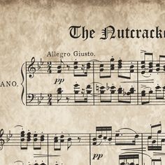 an old sheet music with the words, the guttraacher written in cursive writing