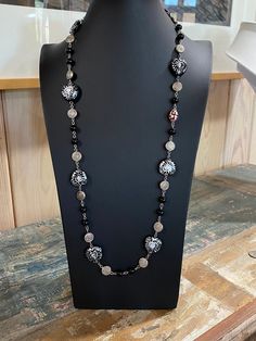 "Super delicate, hand painted, glass heart beads on a hand wired beaded and silver link chain. Gorgeous! It more than just an eye-catching jewelry piece, it truly a piece of art. Absolute one-of-a kind, original design and made in studio. Back chain looks amazing with a open back top/dress/gown. Original length is 32\", can extend to 34.5\" and 37\". Free gift of the month and free shipping for purchases over $35. Exclusive Studio design All jewelry is handmade, in studio. Therefore, there may b Back Chain, Unique Looks, Silver Link Chain, Open Back Top, Beaded Boxes, Studio Design, Dress Gown, Painted Glass, Glass Heart