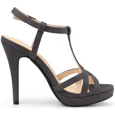 The t-strap slingback-heel sandals stand on a platform that takes you walking a long day comfortably, and elongate your frame with the stiletto high heel. It is great for going out, work, dates, parties, daily life, and many other occasions. Please allow a 1-2cm difference due to different manual measurements. Please note that color may vary slightly depending on the monitor settings. Elegant T-strap Platform Sandals, Evening T-strap Platform Sandals, Chic T-strap Sandals With Platform And Ankle Strap, Evening T-strap Ankle Strap Sandals, Evening Ankle Strap T-strap Sandals, Evening T-strap Sandals With Ankle Strap, Synthetic T-strap Sandals For Evening, Spring Platform T-strap Heels, Spring T-strap Platform Heels