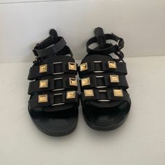 Worn 1 Time, Black Size 36 Ankle Buckle, Includes Bag And Box, Light Scuffs On Bottom Of Soles (Pictured) But In Excellent Condition. Style Name: Tresa 02f3 Nero Style #: Ps22011 Proenza Schouler Shoes, Box Light, Proenza Schouler, Gladiator Sandals, Women's Shoes Sandals, Shoes Sandals, Buckle, Women Shoes, Sandals