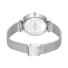 Eminently Modern - This Timepiece Truly Captures The Feminine And Free-spirited Nature Of Today's Women. A Mix Of Minimalism And Modernism - This Watch Reflects An Uncommonly Beautiful Design. The Textured Bezel On The 38mm Case And Silver White Dial With Two-handed Movement Come Together To Create A Look That Speaks Sophistication Fluently. The Interchangeable Straps - Ipg Stainless Steel Mesh And White Genuine Leather Add To The Elegant Simplicity And Timeless Design Of The Watch.Product Care : Spot CleanMaterial : Stainless Steel / Genuine Leat Bootie Sandals, Sneaker Slippers, Straw Bags, Stainless Steel Mesh, New York New York, Classic Watches, Steel Mesh, Baby Boy Shoes, Free Spirited