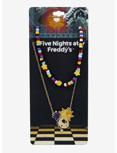 the five nights at friday's necklace is in its package