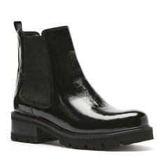 La Canadienne Cosner Women's Waterproof Chelsea Boot | Simons Shoes Chelsea Boot Outfit, Chelsea Rain Boots, Patent Boots, Bootie Sandals, Strappy Wedges, Black Chelsea Boots, Leather Chelsea Boots, Chelsea Boot, Rubber Heels