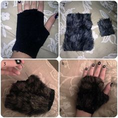 Cats Costume, Gloves Diy, Werewolf Costume, Halloweenský Makeup, Fox Costume, Diy Kostüm, Diy Costume