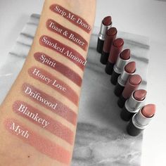 Mac Nude Lipstick, Best Mac Makeup, Mac Lipstick Swatches, Lipstick Mac, Paint Swatches, Lipstick Swatches, Nude Lipstick, Kesha, Makeup Swatches