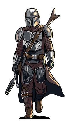 the boba fett character from star wars