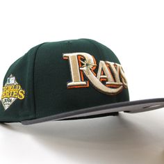 🌴 Tampa Bay Devil Rays 2008 World Series New Era 59Fifty Fitted Hat in Green, Graphite & Gray Bottom. - https://www.ecapcity.com/products/tampa-bay-devil-rays-2008-world-series-new-era-59fifty-fitted-hat-green-graphite-gray-underbrim - #TampaBayDevilRays #TampaBay #DevilRays #Rays #ECAPCITY #Halftimegoods #neweracapstyle #59fifty #newera #mynewera  #neweracap #fitted #Newerafittedhat #caplife #speakwithyourcap #cap #fittedhats #fittedhat #fittedcap #capson365 #Teamfitted #fittedfam Mood Broad, Hat Stores, Head Gear, Tampa Bay Rays, New Era Cap, New Era 59fifty, Fitted Caps, Fitted Hat, World Series