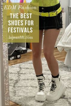 rave shoes platforms boots for raves Easy Rave Outfits, Edc Las Vegas Outfits, Music Festival Shoes, Cute Rave Outfits, Rave Shoes, Edm Fashion, Edc Las Vegas, Edc Outfits, Edm Rave