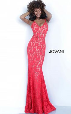 Lace Fitted Jovani Prom Dress 68005 Style Code: 68005 Available Colors: ivory, navy, peach, perri, red Colors: Available Sizes: 00 - 24 BUY IT NOW Closure: Invisible Back Zipper. Hook and Eye Closure. Details: Stretch lace, embellished with heat set stones, nude underlay, form fitting silhouette, floor length sleeveless bodice, B Neck, Straps over shoulders. Fitted Prom Dresses, Jovani Prom, Special Occasion Gowns, Long Sleeve Evening Gowns, Prom Dresses Jovani, Trumpet Dress, Prom Long, Lace Mermaid, Long Sleeve Sequin