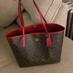 I’ve Had This Bag Sitting For A While In My Closet, Never Worn And Thought Perhaps It Needs A New Home To Enjoy. Please Feel Free To Offer Up Where We Both Can Come To A Happy Agreement Coach Tote Bag, Coach Tote Bags, Girly Bags, Coach Tote, Bags Coach, Pretty Bags, Womens Tote Bags, Coach Handbags, Coach Bags