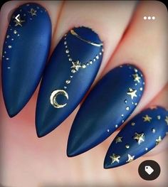 Navy Blue Nail Designs, Blue Wedding Nails, Blue Nail Color, Blue Nail Art Designs, Dark Blue Nails, Navy Blue Nails, January Nails