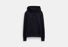 Signature Hoodie | COACH OUTLET Sling Bag Mini, Sustainable Bag, Coach Outlet, Cotton Knit, Kangaroo Pocket, Kangaroo, Hoodies Womens, Outlet, Clothes For Women