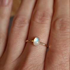 Rainbow Moonstone Oval Bezel Setting Ring Gold Sterling | Etsy Spiritual Oval Moonstone Ring With Natural Stones, Minimalist Oval Moonstone Birthstone Ring, Delicate Oval Opal Ring Gift, Delicate Oval Opal Ring As Gift, Minimalist Oval Moonstone Ring With Natural Stones, Dainty Cabochon Moonstone Ring Gift, Oval Moonstone Crystal Ring Birthstone, Oval Moonstone Crystal Birthstone Ring, Oval Cabochon Moonstone Ring Gift