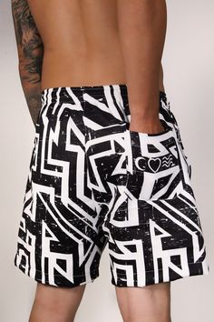 Introducing the Matrix Shorts - designed to make a statement wherever you go. Crafted with exclusive patterns and a luxurious sublimated logo on the back pocket, these shorts boast two practical zipper pockets in the front - a beautiful and functional touch. A perfect pick for beach days, a classic fete, or the road. Small 30-32 | Medium 32-34 | Large 34-36. The model is a size small and is wearing a size small. We offer world wide international shipping as well as local Trinidad & Tobago shippi Trinidad Tobago, The Matrix, Designer Shorts, Beach Days, Trinidad, Trinidad And Tobago, Beach Day, Matrix, Zipper Pocket