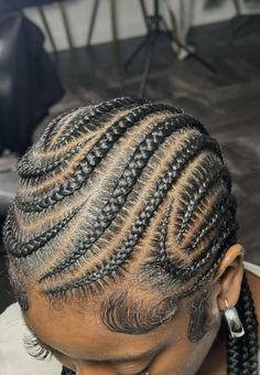 Simple All Back Hairstyles, Medium Cornrows Braids, Cornrows Ideas Natural Hair, Cornrows With Natural Hair Only, Easy Braids Hairstyles, Natural Cornrows, Long Knotless Braids, Cornrow Hairstyle, Cornrow Designs