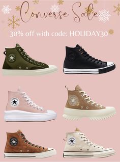 the converse shoe sale is on and it's up to 50 % off with code extra