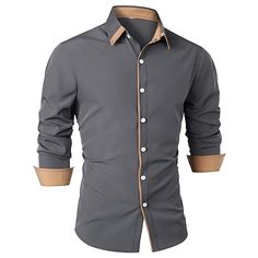 Season:Spring  Summer; Function:Moisture Wicking,Breathable; Fabric:Cotton,Cotton Blend; Sleeve Length:Long Sleeve; Look After Me:Washable,Wet and Dry Cleaning; Gender:Men's; Style:Casual,Fashion,Comfortable; Tops Type:Casual Shirt,Summer Shirt,Collared Shirt,Button Up Shirt,Shirt; Occasion:Vacation,Daily,Going out; Pattern:Plain; Neckline:Lapel; Listing Date:04/12/2023; Bust:; Length:; Shoulder Width:; Sleeve: Mens Shirt Pattern, Contrast Dress, Graduation Outfits, Blue Army, Summer Concert, Men Summer, Hawaiian Style, Summer Heat, Summer Ready