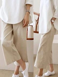 Chic Plus-Size Wide-Leg Pants in 5 Fashionable Colors Plus Size Wide Leg Pants, Plus Size Wide Leg, Beach Blouse, Drape Maxi Dress, Blouse Pants, Linen Style, Midi Dress Casual, Maxi Knit Dress, Black Khakis