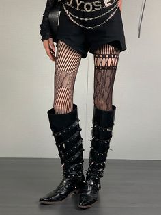 This price is for a pair of tights only, others are not included. Male Steampunk, Steampunk Fashion Female, Steampunk Fashion Male, Gothic Skirts, Steampunk Accessories, Patterned Tights, Detachable Collar, Outfits With Hats, Asymmetrical Design