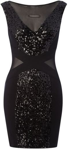 gorgeous. LBD. Women Rage, Outfits Black, Fancy Dresses, Dress Details, Sequin Dress, A Black, Dress To Impress, Gowns Dresses