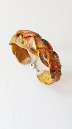 Braided Leather Bracelet, Mystery Braid Wristband, Stackable Handpainted Leather Jewelry, Camel Bohemian Jewelry, Autumn Cuff Bracelet Handmade Multicolor Leather Bracelets, Bohemian Cuff Leather Bracelet Gift, Adjustable Bohemian Leather Cuff Bracelet, Handmade Multicolor Leather Bracelet, Handmade Yellow Cuff Bracelet, Multicolor Handmade Leather Bracelet, Handmade Adjustable Orange Cuff Bracelet, Multicolor Leather Bracelets As A Gift, Handmade Orange Adjustable Cuff Bracelet