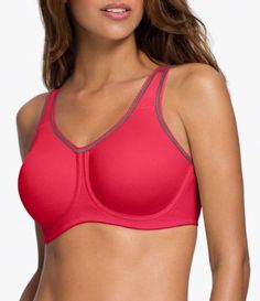 Wacoal Underwire Sports Bra #Dillards Bra Crafts, Soma Bras, Sport Suit Women, Underwire Sports Bras, Big Bra, New Bra, Perfect Bra, Cup Sizes, Full Coverage Bra