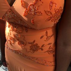 This Beautiful Dress Is Sure To Turn Heads! With The Design On The Dress In The Front You’re Sure To Get Plenty Of Compliments. Dress Is In Excellent Condition! Bought From Nordstrom. Formal Wear Dresses, Prom Colors, Beautiful Dress, Formal Wear, Color Orange, Orange Color, Beautiful Dresses, Colorful Dresses, The Dress