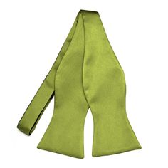 Our wasabi green self-tie bow ties are made from heavyweight woven material with a smooth satin finish, creating a sharp look suited for your most formal occasions. When tied, the bow measures approximately 4-inches across by 2.5-inches high. The adjustable neck fits sizes from 13.75- to 18-inches. Be sure to check out the matching wasabi neckties and pocket squares.We recommend this shade for a chartreuse green color. Product Features • Bow measures approximately 4" across and 2.5" high on the Solid Black Tie Bow With Ties, Bow Ties For Black-tie Events, Solid Black Tie With Decorative Bow, Solid Color Standard Tie Satin Bow, Classic Green Tie With Satin Bow, Business Ties With Decorative Bow, Green Standard Tie For Party, Green Standard Tie For Parties, Black Tie Decorative Bow Tie