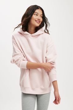 CLASSIC HOODIE Pink Long Sleeve Hoodie With Drawstring Hood, Pink Long Sleeve Hoodie With Drawstring, Pink Fall Hoodie With Kangaroo Pocket, Cozy Pink Hoodie With Pockets, Pink Long Sleeve Sweatshirt With Drawstring Hood, Pink Cozy Crew Neck Hoodie, Pink Sweatshirt With Kangaroo Pocket For Fall, Pink Fall Sweatshirt With Kangaroo Pocket, Cozy Pink Crew Neck Hoodie