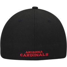 Sport the look of pros with this Arizona Cardinals Omaha Low Profile 59FIFTY hat from New Era. It features the Arizona Cardinals logo in raised embroidery on the front and team graphics embroidered on the back. In addition, the contoured crown of this fitted cap creates a streamlined look. Brand: New Era Curved bill Embroidered graphics with raised details Fitted Imported Material: 100% Polyester Mid Crown Officially licensed Six panels with eyelets Structured fit Surface washable Fitted Baseball Cap With Embroidered Logo, Fitted Black Baseball Cap With Embroidered Logo, Black Fitted Hats For Sports Events, Classic Hats With Embroidered Logo For Fans, Fan Gear Hat With Embroidered Logo, One Size Fan Gear Hat With Embroidered Logo, Collegiate Black Cotton Hat, Arizona Cardinals Logo, 59fifty Hats